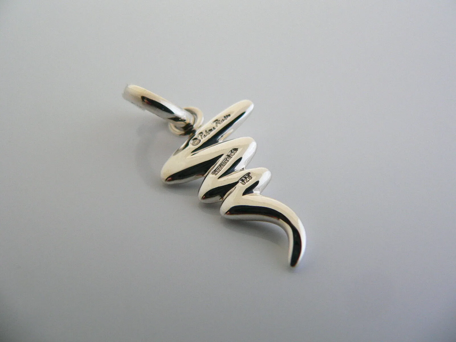 Tiffany & Co Scribble Charm Pendant 4 Necklace Bracelet Silver Gift Squiggle Art