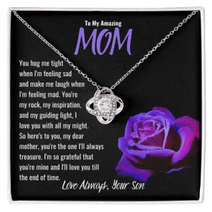 To My Amazing Mom You Hug Me Tight
