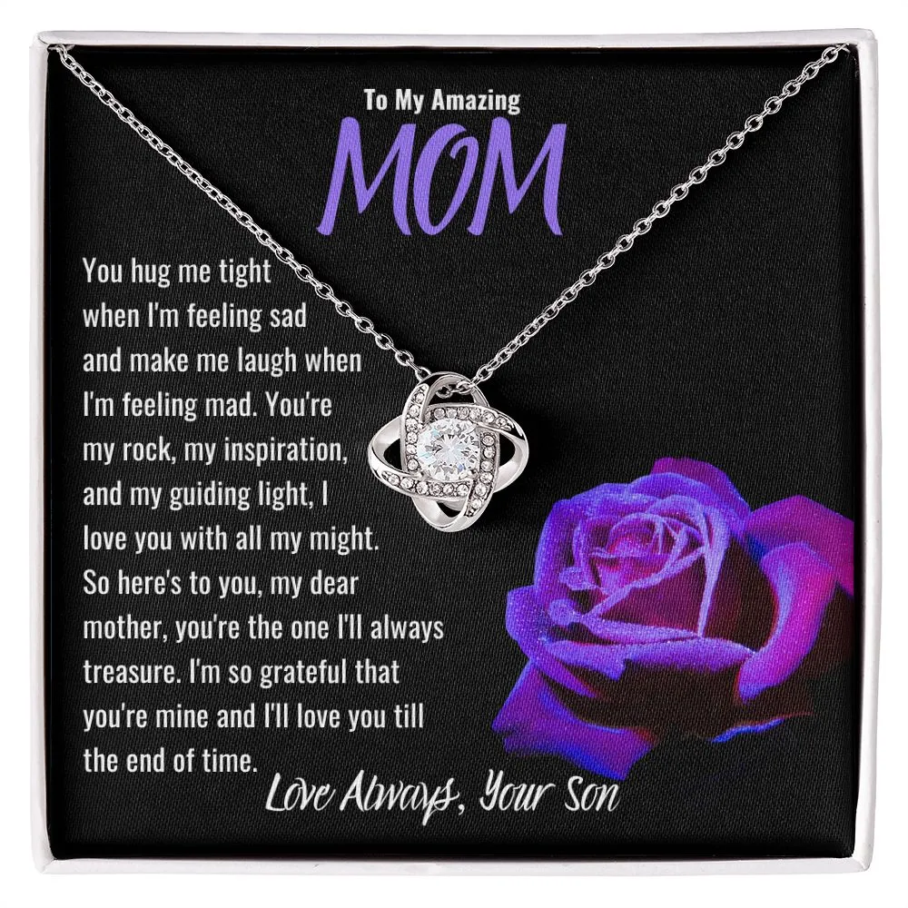 To My Amazing Mom You Hug Me Tight