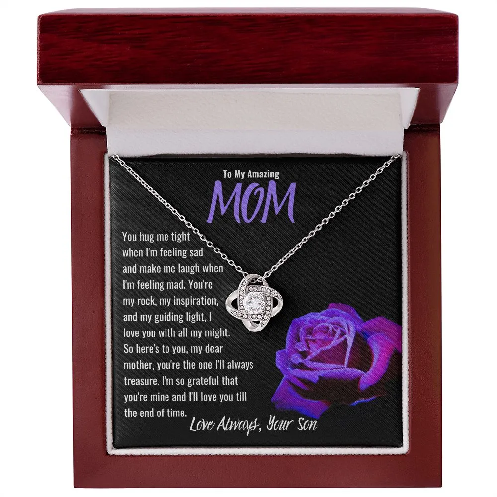 To My Amazing Mom You Hug Me Tight