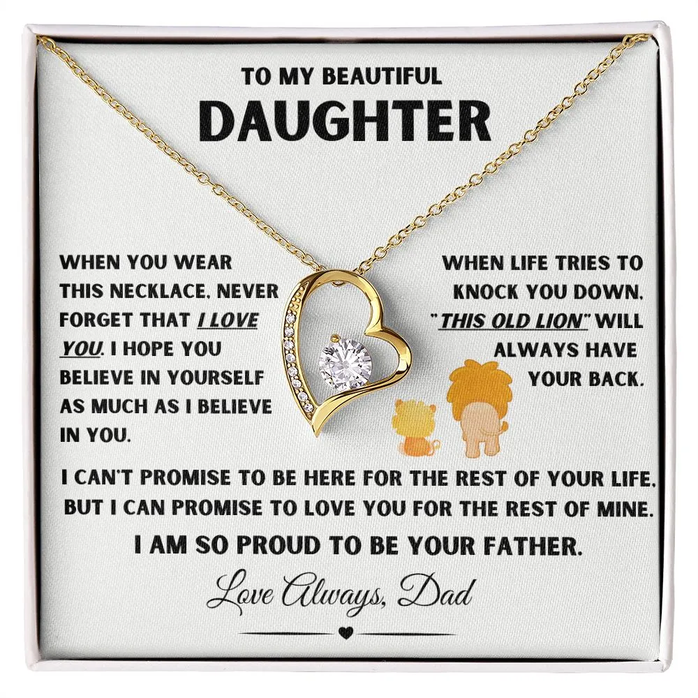 To My Daughter When Life Knocks You Down, This Old Lion