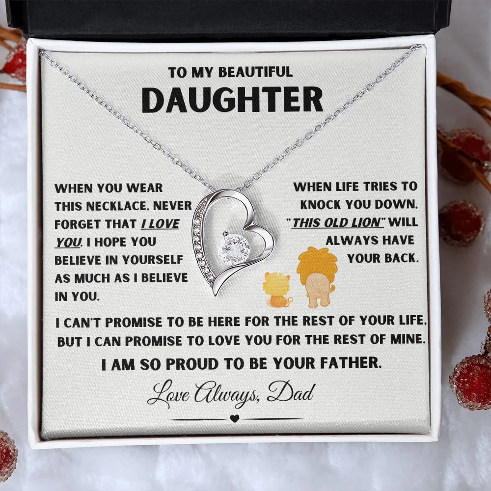 To My Daughter When Life Knocks You Down, This Old Lion