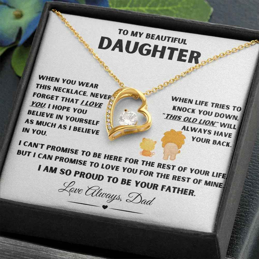 To My Daughter When Life Knocks You Down, This Old Lion