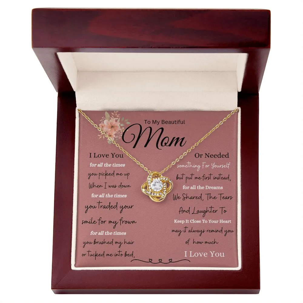 To My Mom For All The Times You Picked Me Up