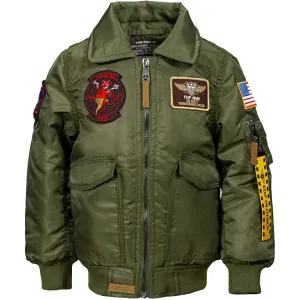 Top Gun Official CWU-45P Nylon Jacket with Patches