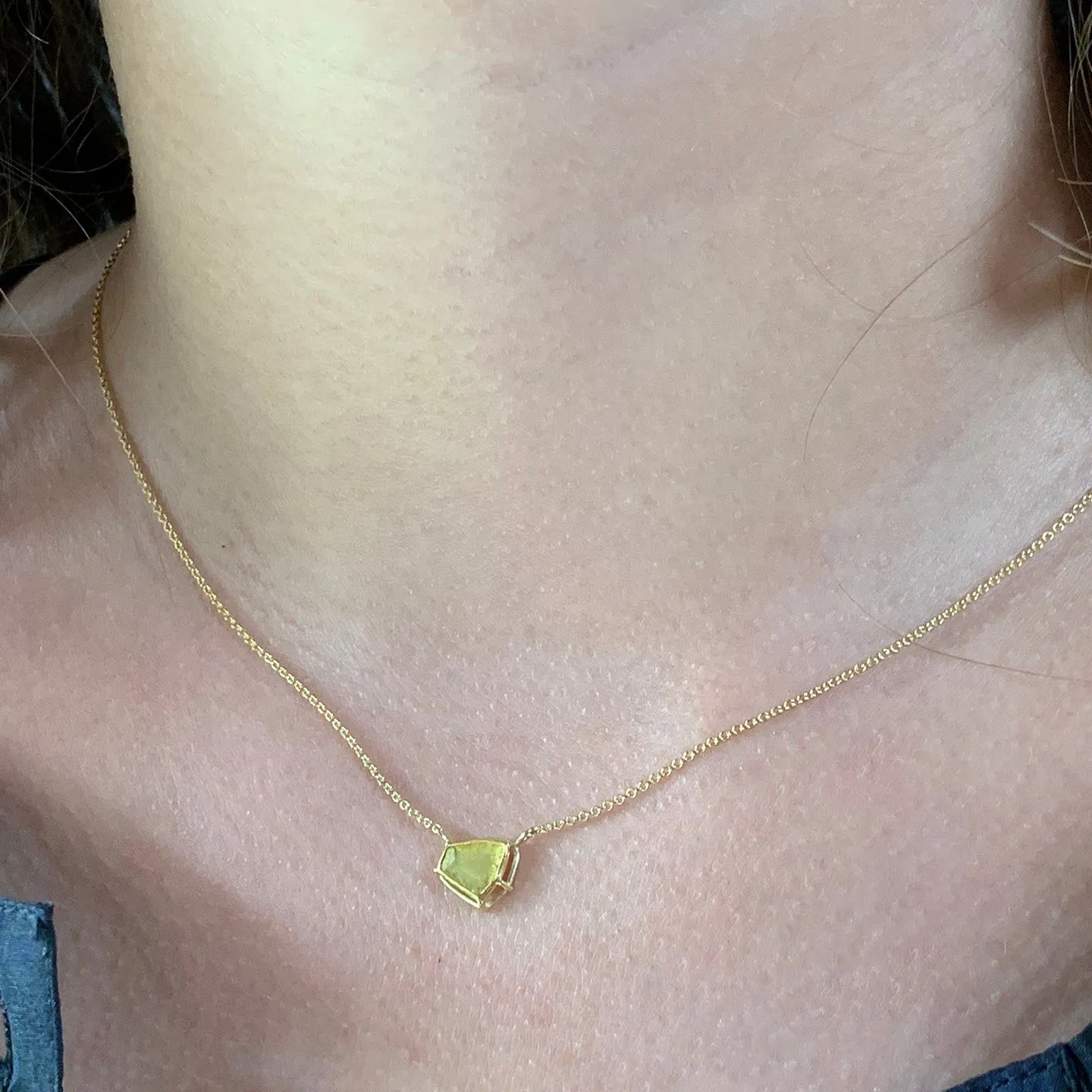 Tura Sugden - One of a Kind Diamond Slice Necklace