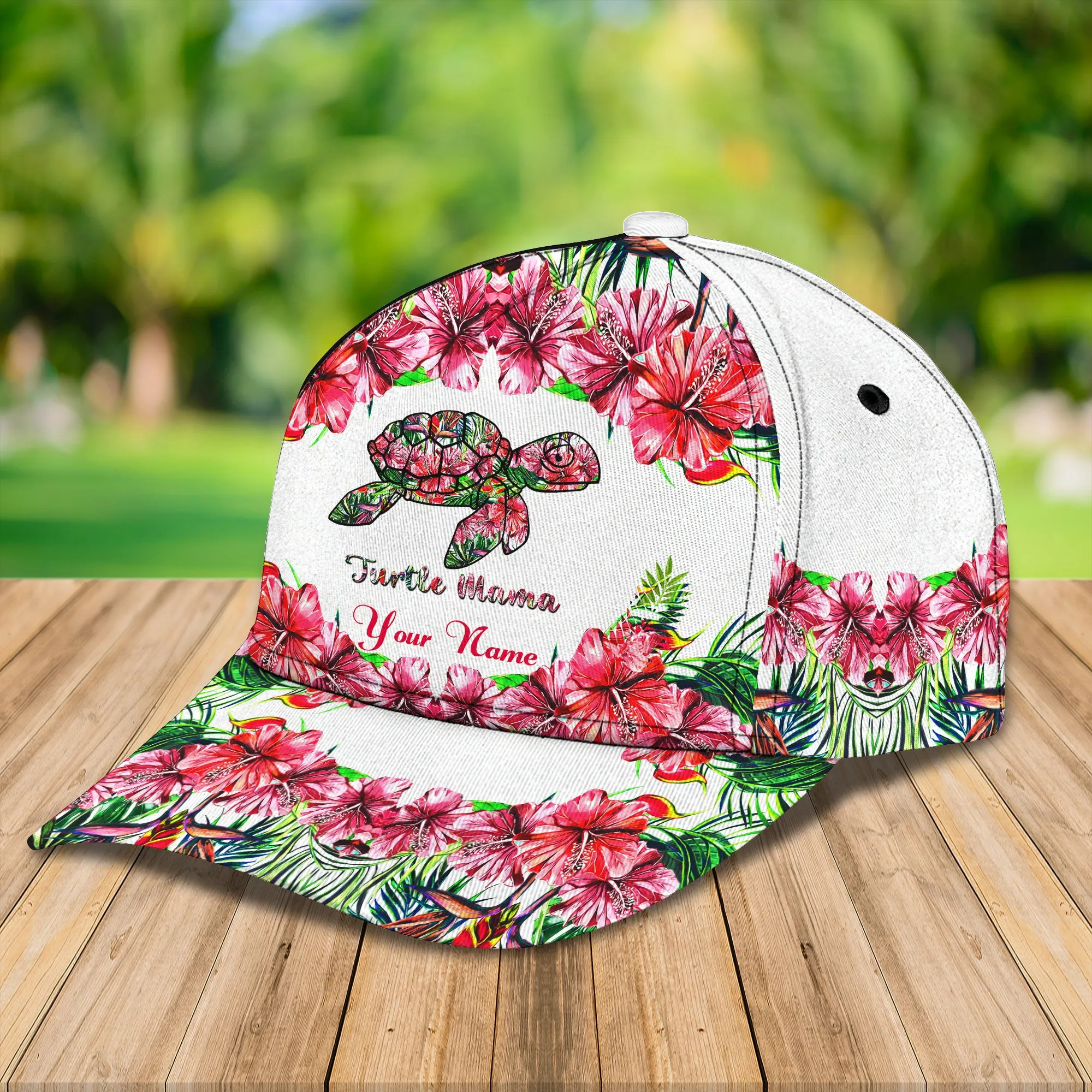 Turtle Mom - Personalized Name Cap -Loop - H9h3-413