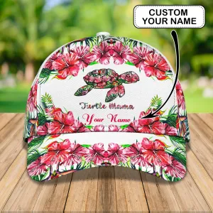 Turtle Mom - Personalized Name Cap -Loop - H9h3-413