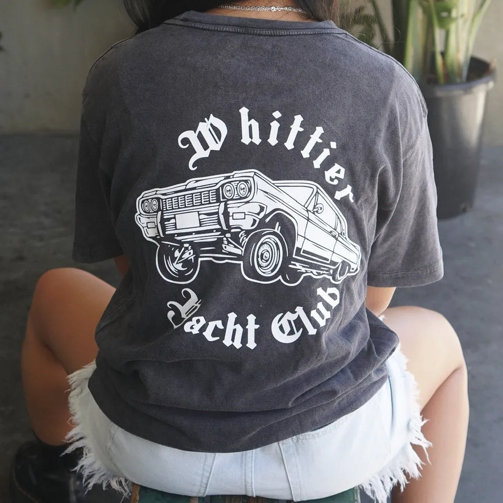 Unisex Vintage Wash Whittier Yacht Club Tee - CLEARANCE