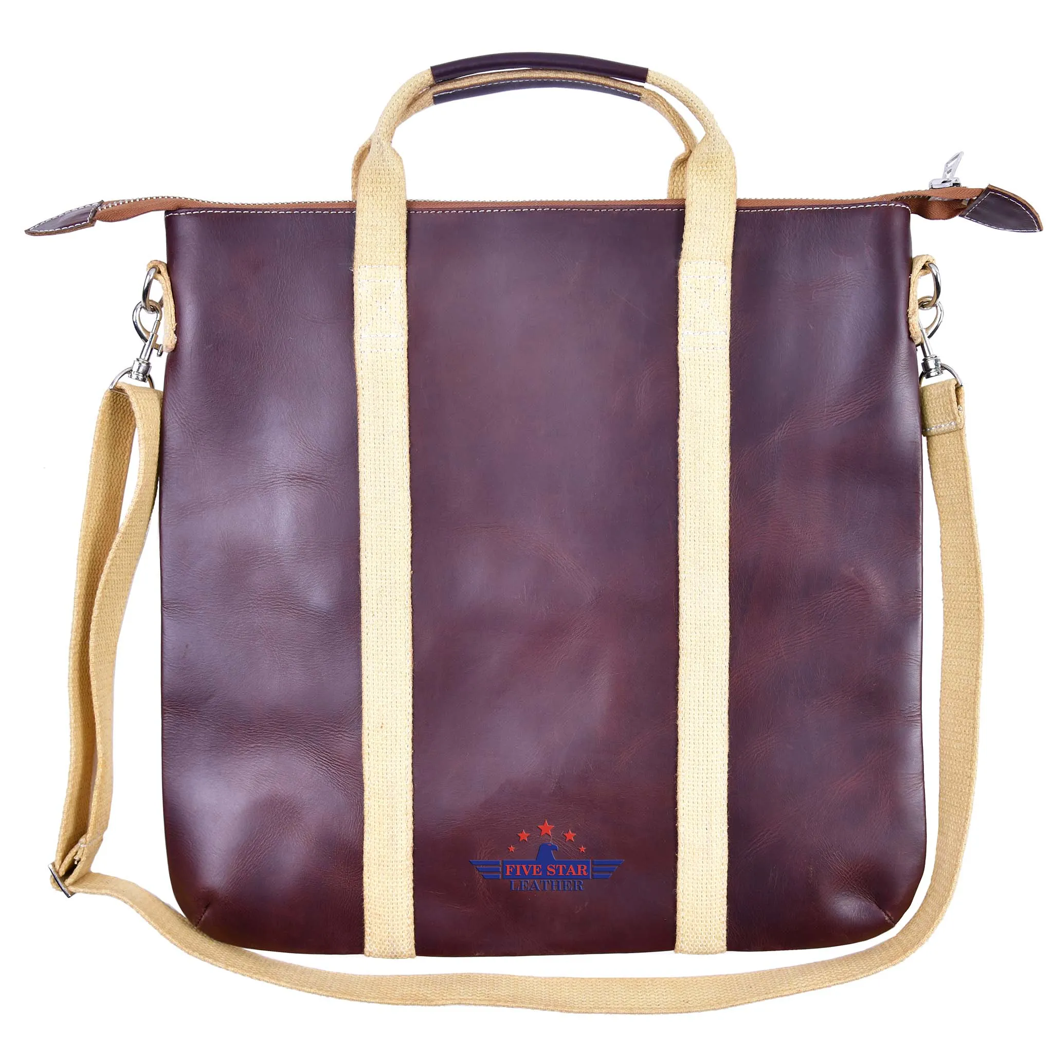 USAAF Vintage Military Real Leather with 2mm Aviation Flying Helmet Bag