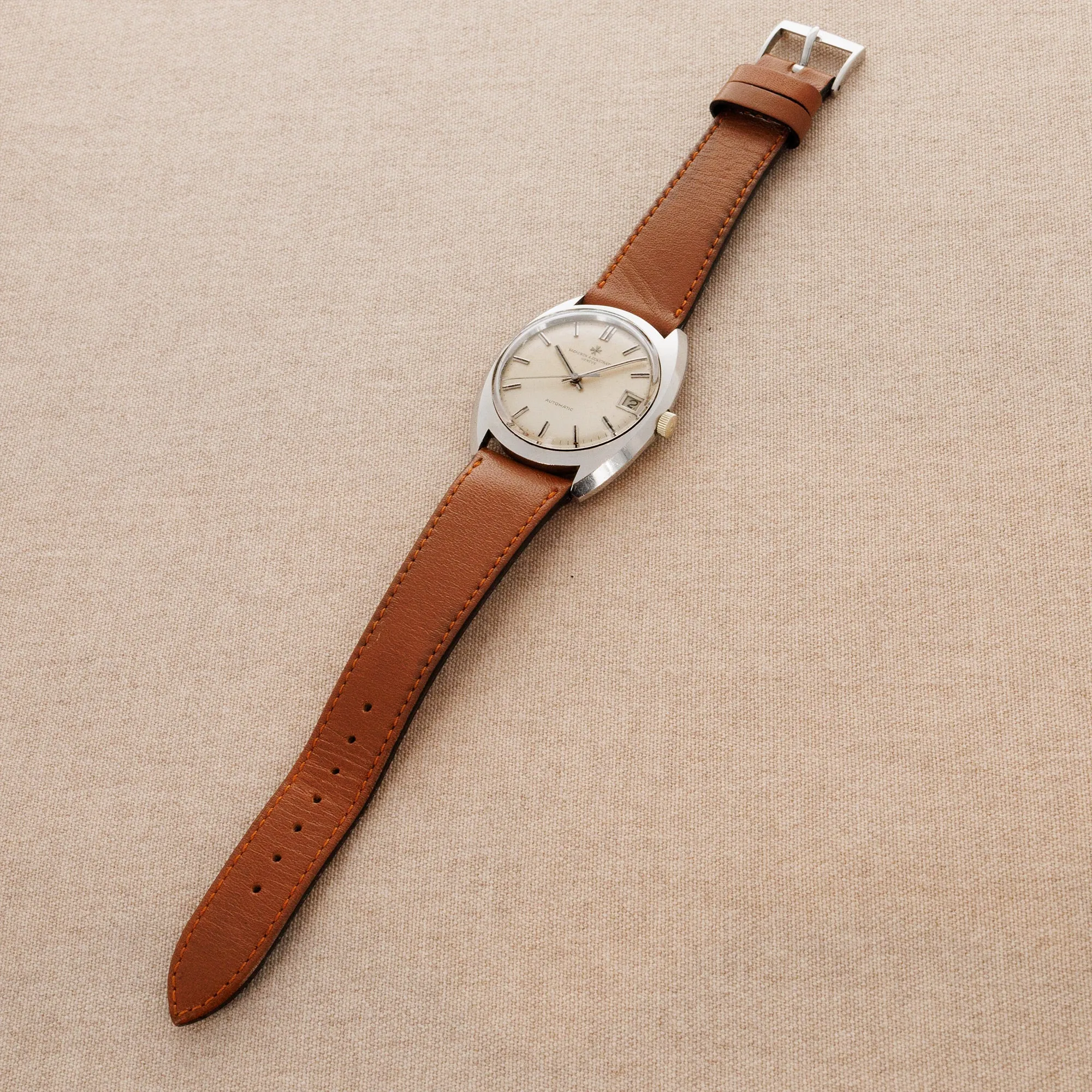Vacheron Constantin Steel Watch Ref. 7397 with Original Paper