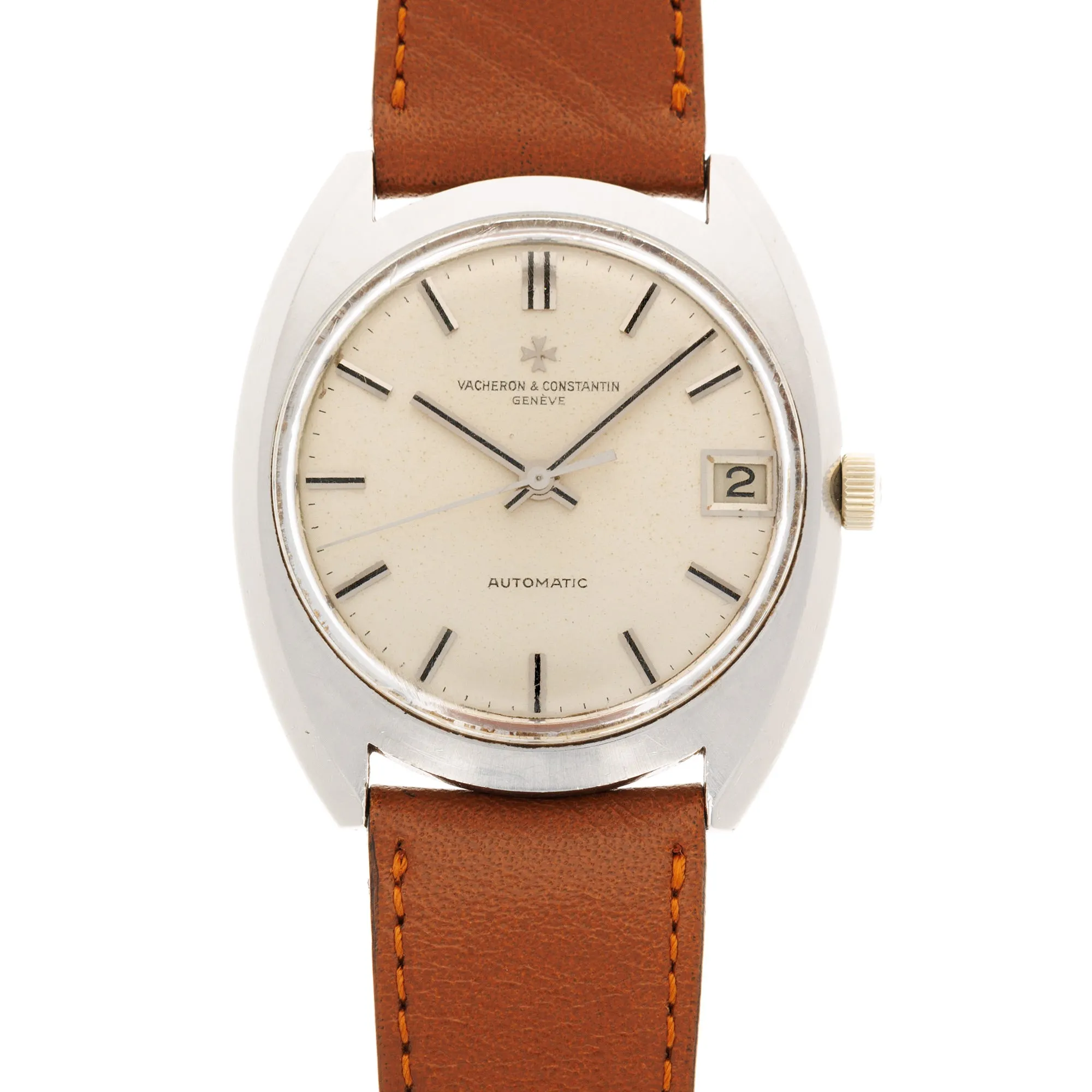 Vacheron Constantin Steel Watch Ref. 7397 with Original Paper