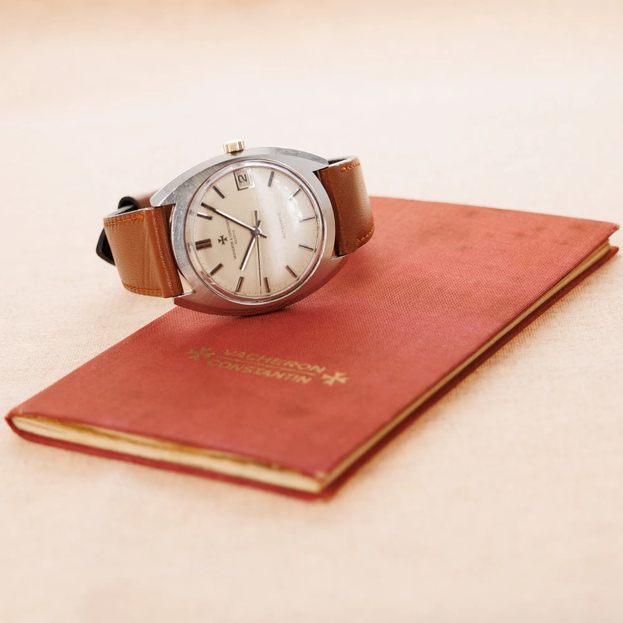 Vacheron Constantin Steel Watch Ref. 7397 with Original Paper