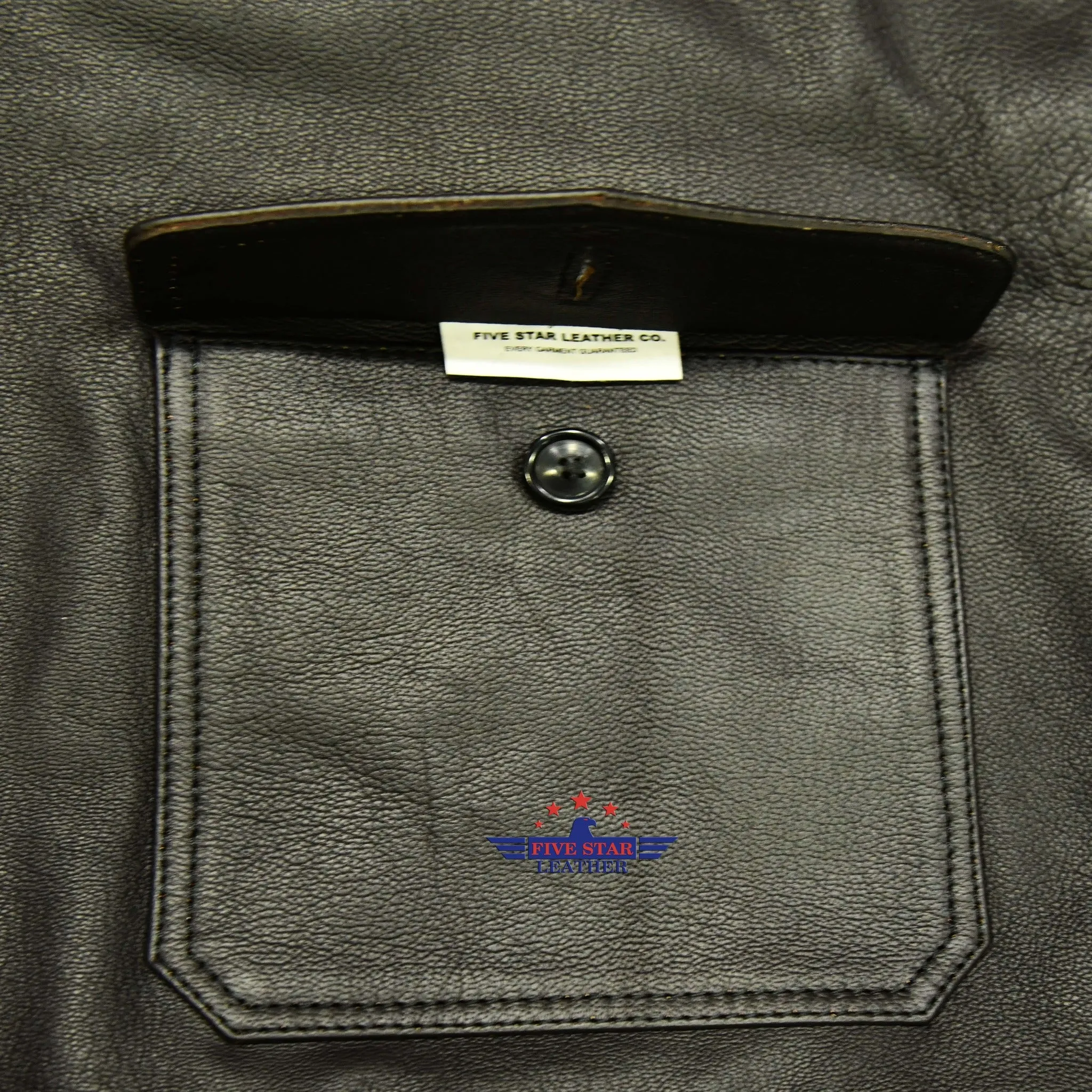 Vintage Amelia Earhart Aviatrix Military Flight Pilot Real Goatskin Seal Brown Leather Jacket