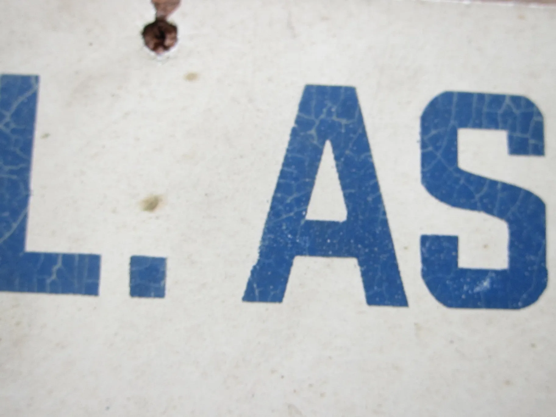 Vintage Aviation Machinists Union Aerospace Workers Sign