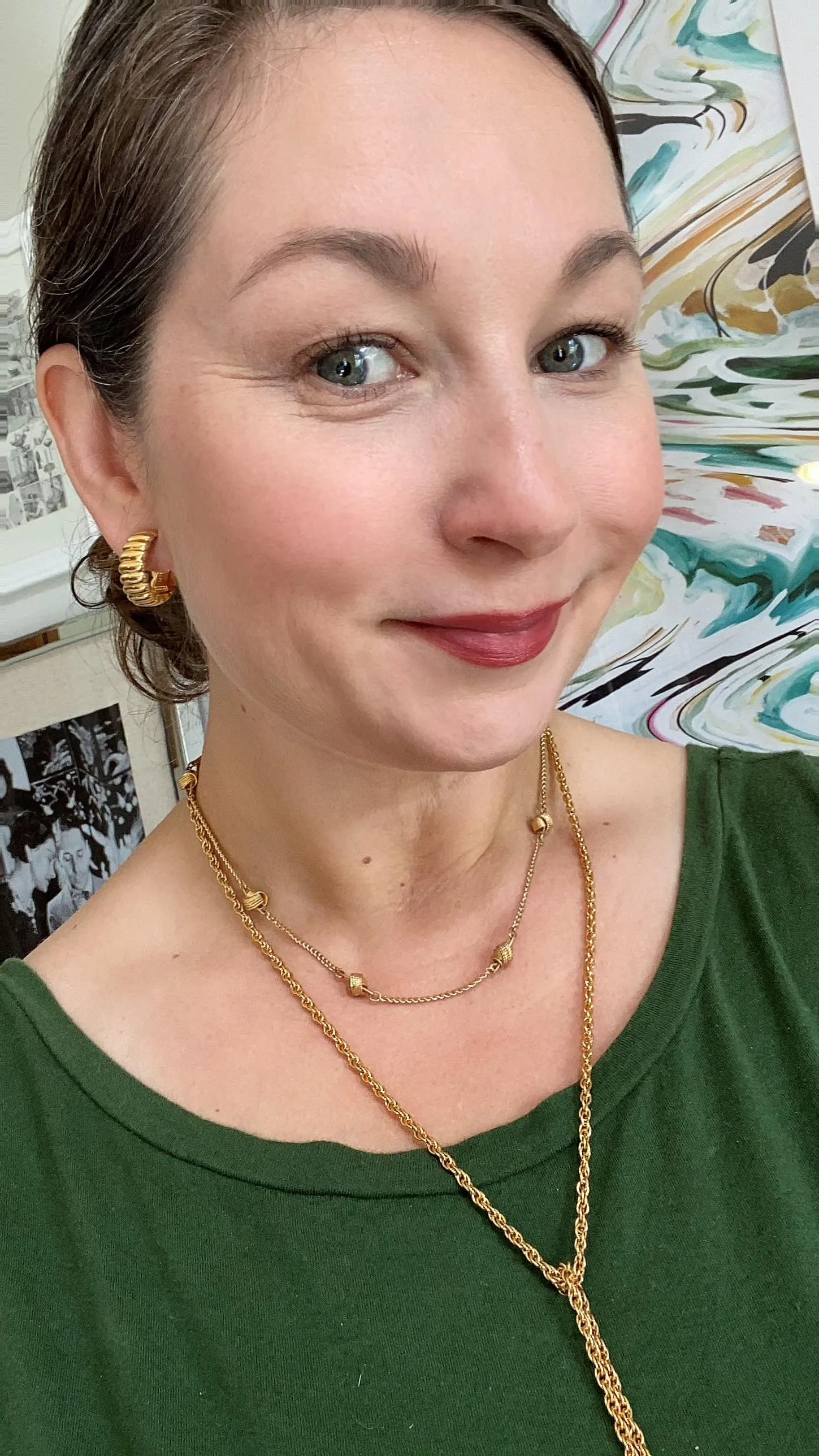Vintage Avon Gold Knot Necklace