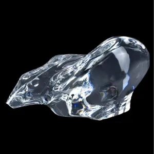 Vintage Baccarat Rabbit Sculpture