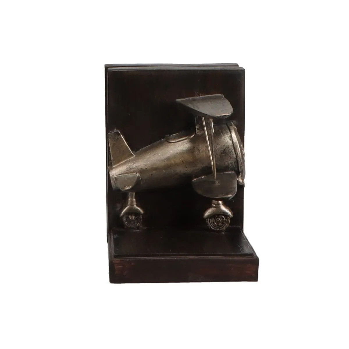 Vintage Biplane Bookends