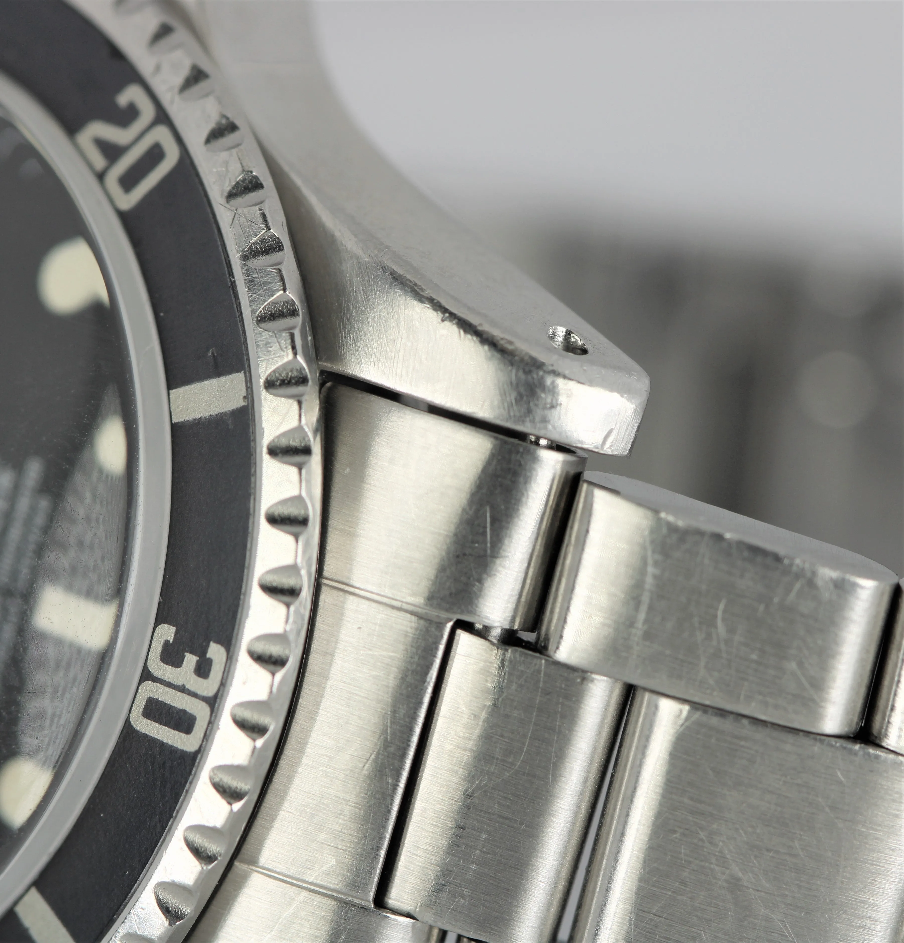 Vintage Rolex Submariner Stainless Steel Matte Cream Black Dial 40mm 5512 Watch