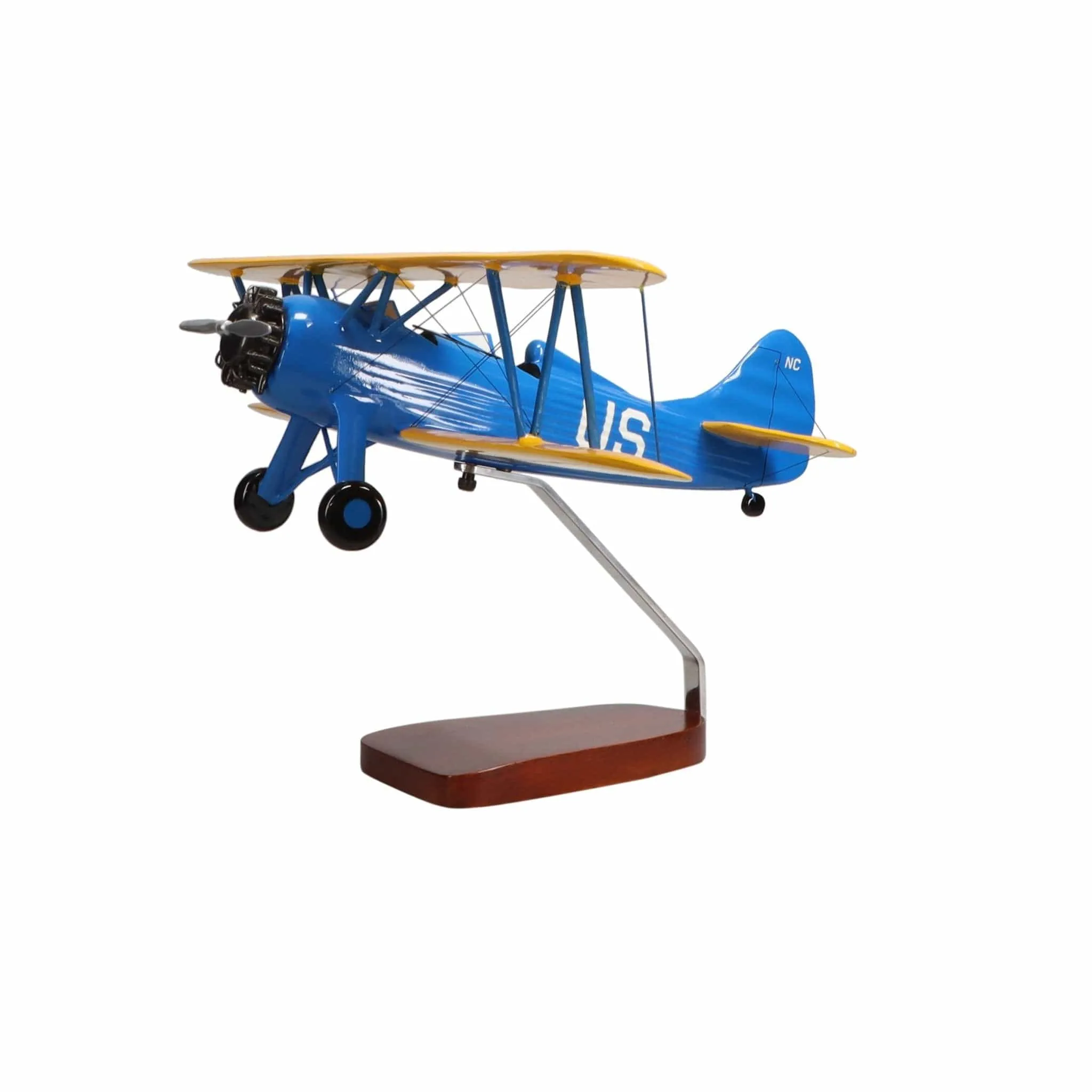 Waco Aircraft Company UPF-7 (Military) Large Mahogany Model