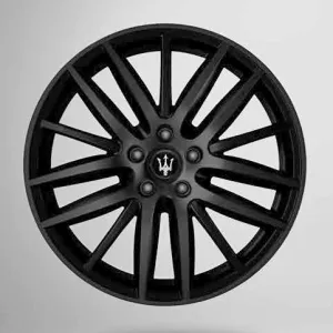 Wheel Rims - 19" Proteo Matt Black and Red - Ghibli and Quattroporte