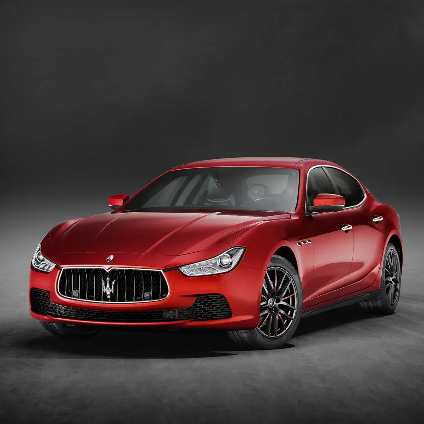 Wheel Rims - 19" Proteo Matt Black and Red - Ghibli and Quattroporte