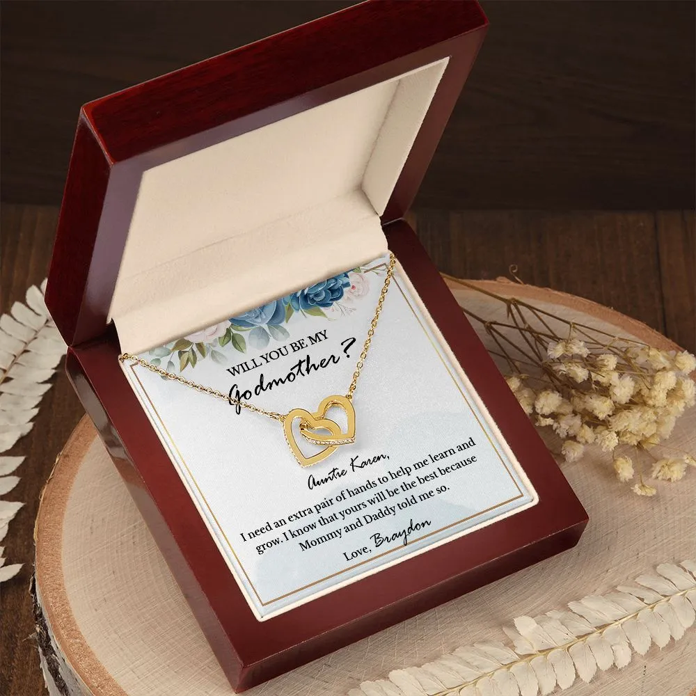 Will You Be My Godmother? Godmother Proposal Necklace Gift, Personalized Godmother Gift, Godmother Proposal Gift, Godmother Proposal Jewelry