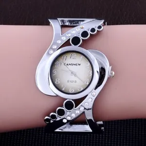 women bangle  quartz crystal  rhinestone fashion female wrist watch