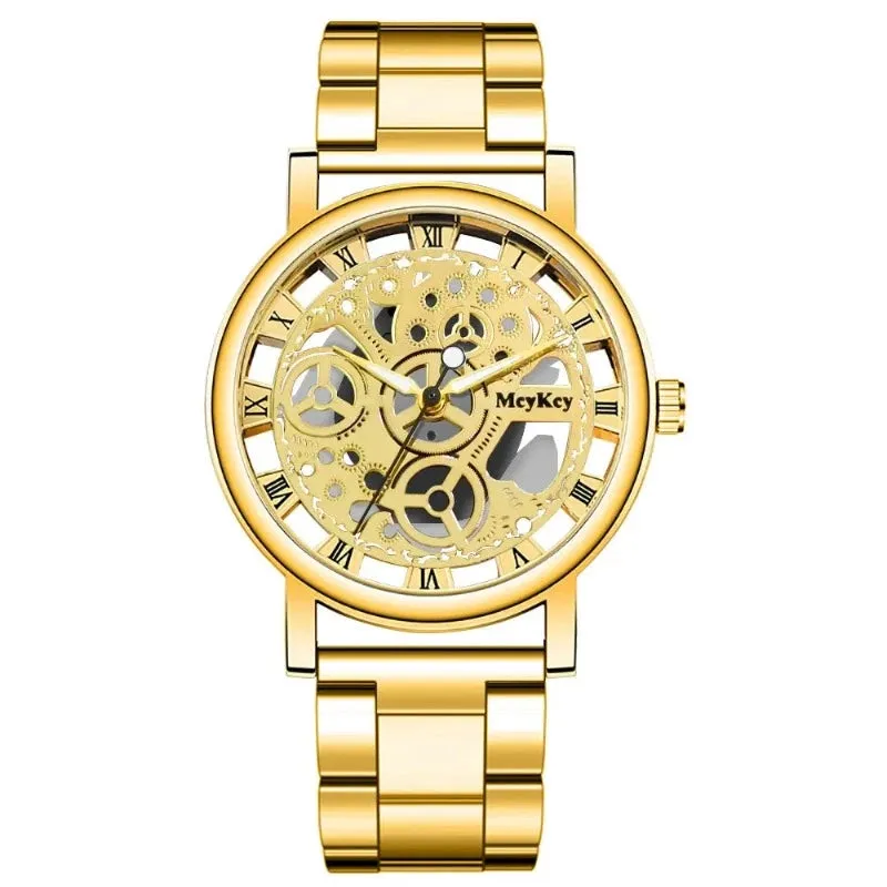 Women Skeleton Mechanical Watch Quartz WristWatche For Women