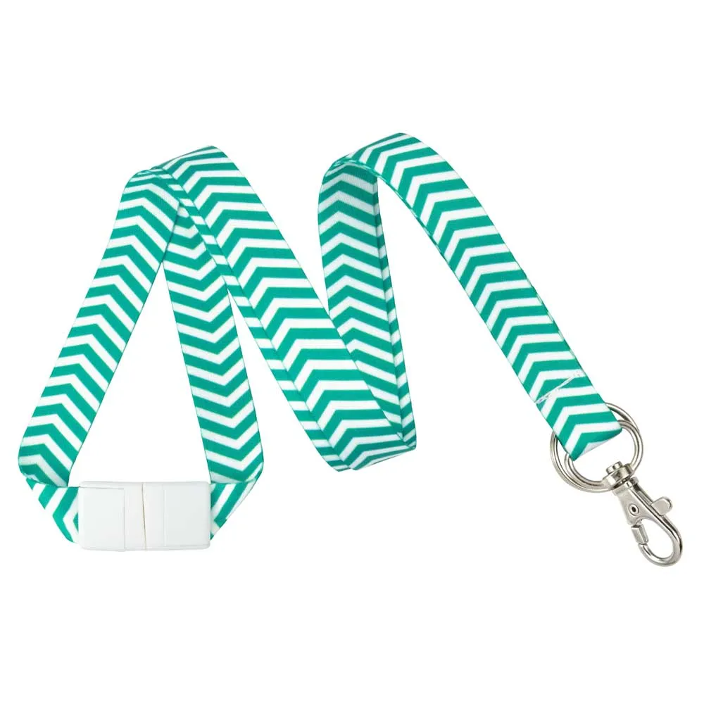 ZigZag Pattern Fashion Lanyard 5/8" (10/Pack)