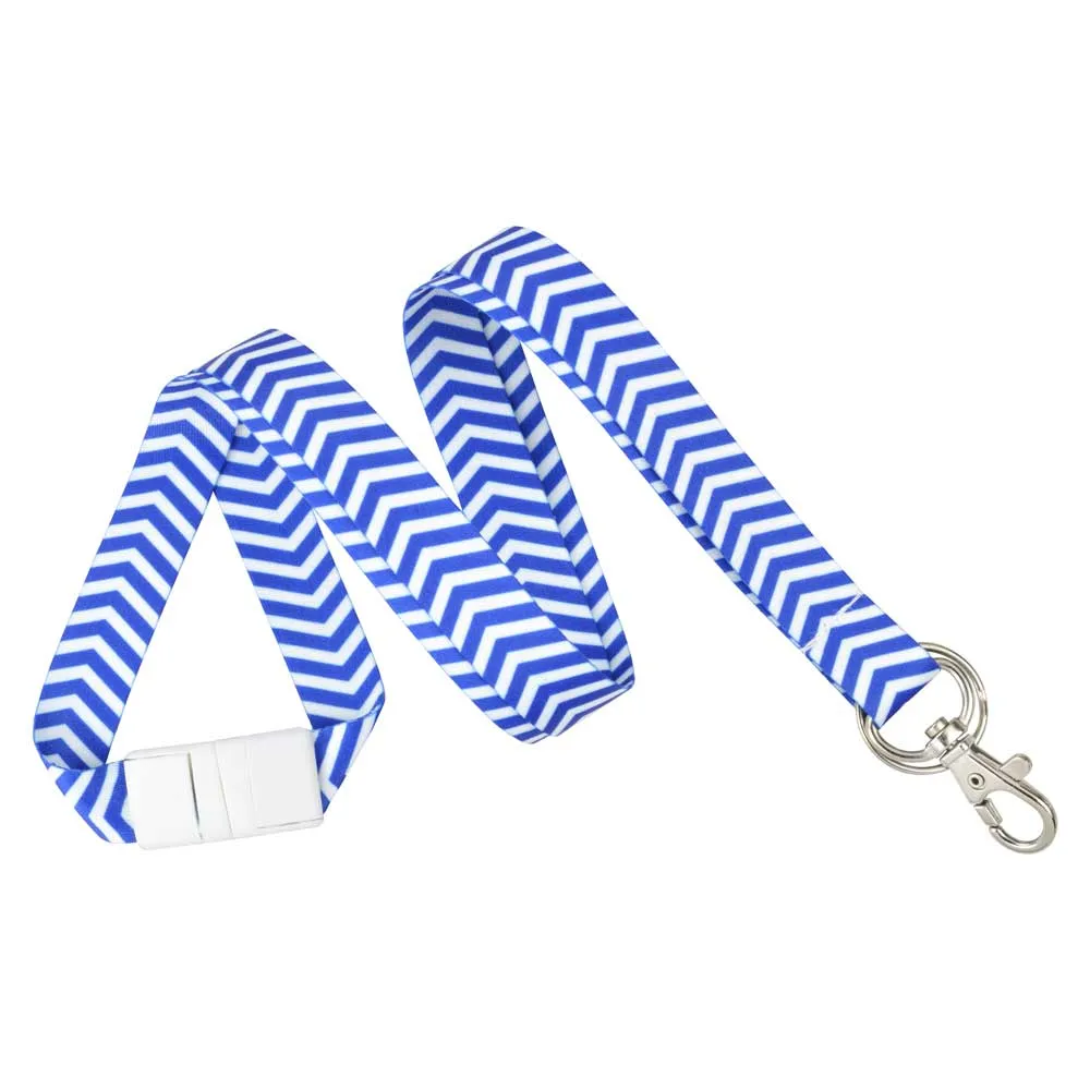 ZigZag Pattern Fashion Lanyard 5/8" (10/Pack)