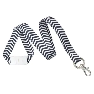ZigZag Pattern Fashion Lanyard 5/8" (10/Pack)